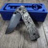 Chaves Redencion 229 -  Davy Jones Relief Engraved Titanium Scales - Knife Install Optional - 4 Blade Styles - New In Box