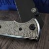 Chaves Redencion 229 -  Seigaiha Relief Engraved Laser Engraved Titanium Scales - Knife Install Optional - 4 Blade Styles - New In Box