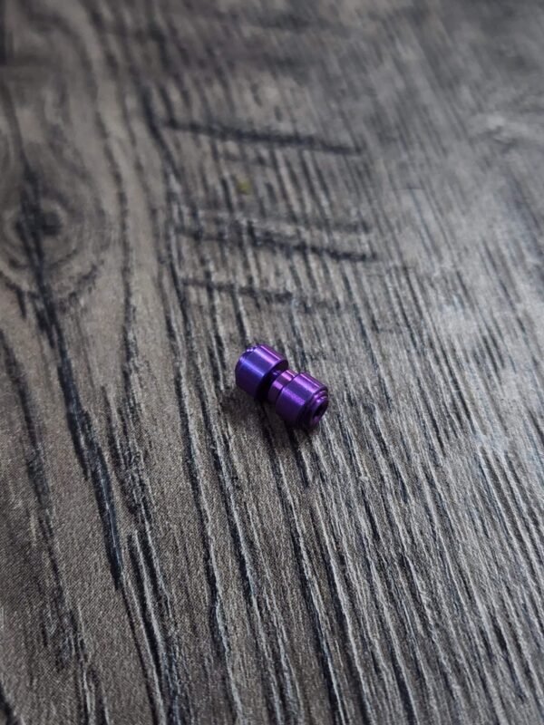il_fullxfull.7046618274_55dm.jpg Titanium Thumbstud Kit for Benchmade Knives - Anodized - 3 Colors - Green - Purple - Teal - Bugout - 940 - 945 - Griptilian - Flytanium Gear