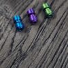 il_fullxfull.7046618280_g6w4.jpg Titanium Thumbstud Kit for Benchmade Knives - Anodized - 3 Colors - Green - Purple - Teal - Bugout - 940 - 945 - Griptilian - Flytanium Gear