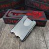 il_fullxfull.7195547334_6llc.jpg Chaves Ultramar - Skull & Zia Sun - Fiber Laser Relief Engraved - TI Fold Wallet - EDC Gear - Titanium Wallet Cards Only