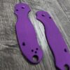 Loop Scales - Aluminum - Spyderco Para 3 - Nebula Purple - EDC Scales - Fytanium Gear