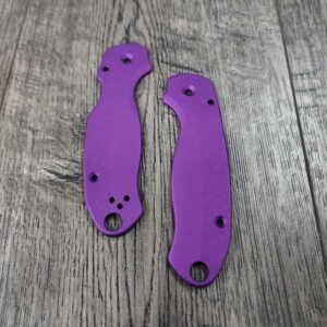 Loop Scales - Aluminum - Spyderco Para 3 - Nebula Purple - EDC Scales - Fytanium Gear