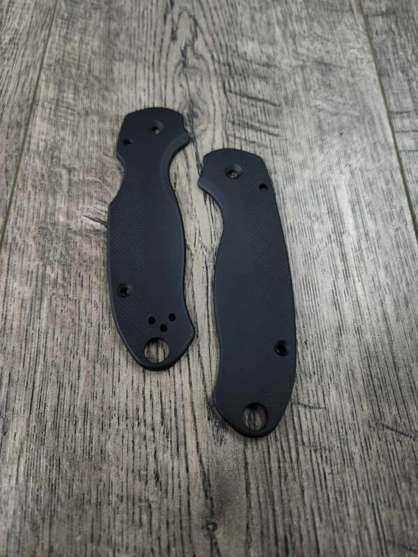 Loop Scales - Aluminum - Spyderco Para 3 - Void Black - EDC - Flytanium Gear