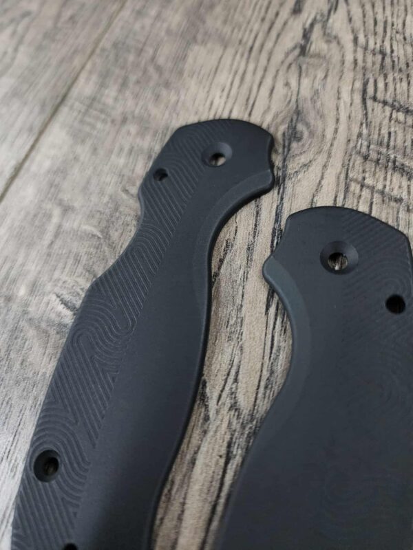 Loop Scales - Aluminum - Spyderco Para 3 - Void Black - EDC - Flytanium Gear