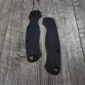 Loop Scales - Aluminum - Spyderco Para 2 - Void Black - EDC - Flytanium Gear