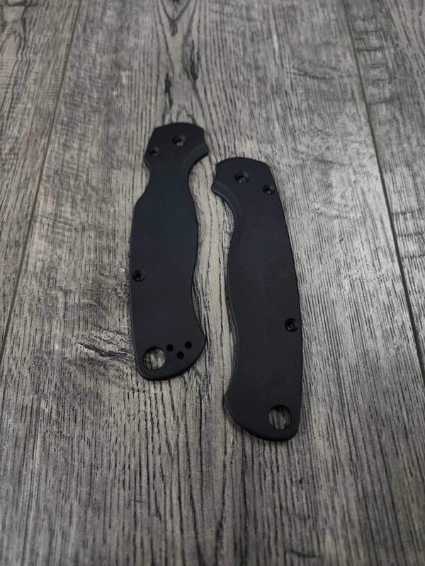 Loop Scales - Aluminum - Spyderco Para 2 - Void Black - EDC - Flytanium Gear