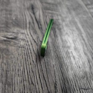 Anodized Alien Green! Titanium Backspacer for Spyderco Paramilitary 2 PM2   – Grade 5 Ti – Precision Machined Replacement