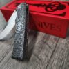 Chaves Liberation Street Integral Knife M390 SW Ti – Chaves Aztec Design - With Extra Clip NEW in Box - Relief Engraved Chaves Mayan Design