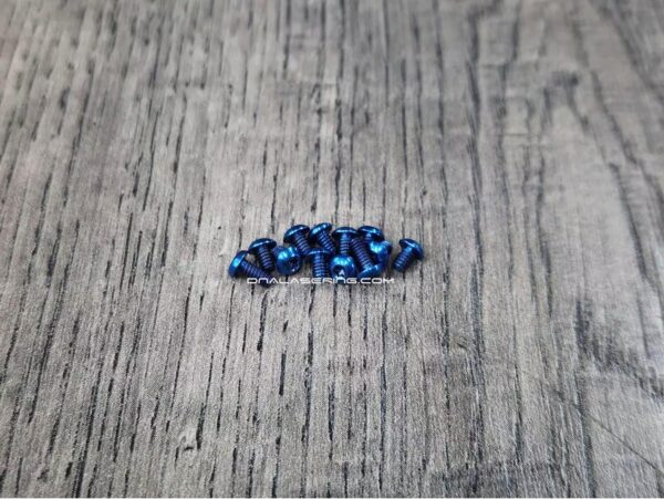 Benchmade Titanium Screw Set - Bugout 535 - Mini Bugout 533 - Anodized Titanium Screws - 6 Ano Colors - Flytanium Gear