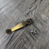 Titanium Spyderco Shaman / Bodacious  Deep Carry Pocket clip Anodized Bronze - LynchNW - MADE IN USA - Edc