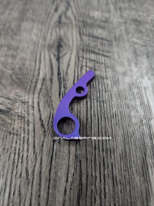 il_fullxfull.7578733606_lvdl.jpg Titanium Backspacer - Anodized Purple TI - Spyderco Paramilitary 3 - PM3 - Flytanium Gear
