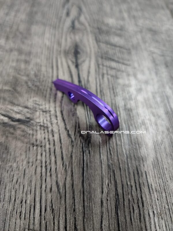 il_fullxfull.7626677811_4mw7.jpg Titanium Backspacer - Anodized Purple TI - Spyderco Paramilitary 3 - PM3 - Flytanium Gear