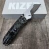 Skulls - Fiber Laser Engraved Micarta Scales - Kizer Drop Bear - Utility Clutch Lock - EDC Gear - Complete Knife - Engraved Blade
