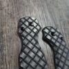 il_fullxfull.7647406356_8g0b-1.jpg Basket Weave - Spyderco PM2 TI -Deep Laser Engraved Titanium PM2 Knife Scales - Flytanium - Knife & Hardware Optional