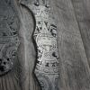 Aztec Calendar  - Spyderco YoJumbo - Deep Laser Engraved - Titanium Scales - EDC Gear *Scales/Handles Only*