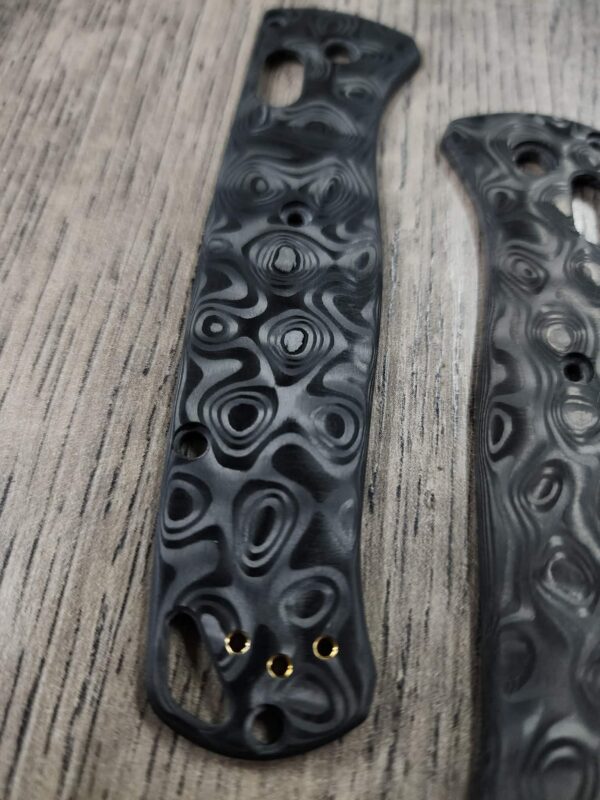 Classic Raindrop Carbon Fiber Scales for Benchmade Bugout Knife - Benchmade Bugout -