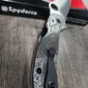 PM3 MAGNACUT Spyderco Para 3 Salt - Mandala Paisley Engraved AWT Skinny Titanium Scales - LynchNW Blacksmith Pocket Clip - Complete Knife