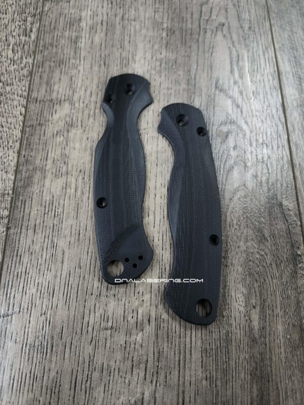 Spyderco PM2 Lotus Scales - G10 - Blue, Black, Red, & Orange Color Options - Flytanium Gear