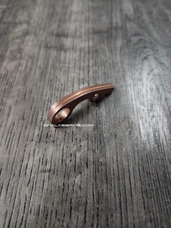 Copper Backspacer - Spyderco Paramilitary 3 - PM3 - Flytanium Gear