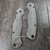 il_fullxfull.7825192703_pfht.jpg PM2 Lotus - Green Canvas Micarta Scales for Spyderco Paramilitary 2 Knife - Flytanium Gear
