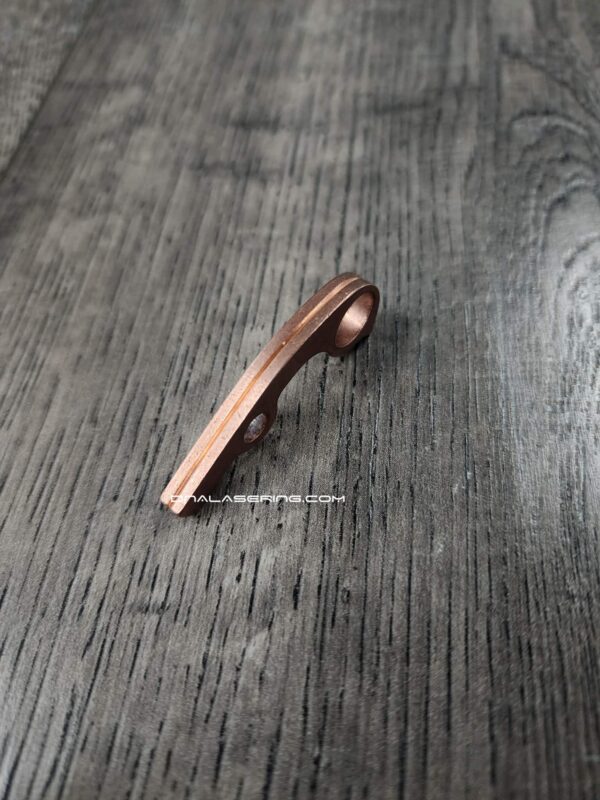 Copper Backspacer - Spyderco Paramilitary 3 - PM3 - Flytanium Gear