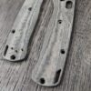 MINI Bugout Crossfade - Micarta Scales - Green Linen Micarta - Flytanium Gear