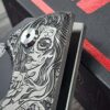 Chaves 229 Redencion Kickstop – M390 Chisel DLC Blade – Titanium w/ Full Relief Sugar Skull Engraving + Engraved Skull Clip – One-Off Custom