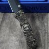 Chaves 229 Redencion Blue Label – Green Micarta w/ Skull Aztec Relief Engraving – Custom Knife - Drop Point - Black Elmax Steel