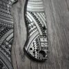 Maori Tattoo - Spyderco PM2 TI - Tamoko Deep Laser Engraved Titanium PM2 Knife Scales - Flytanium - Knife & Hardware Optional