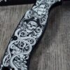 Spyderco PM2 Loop Scales - Laser Engraved Pirate Skull Design - Aluminum Void Black Scales - Flytanium Gear - Knife & Hardware Optional