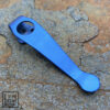 SpydercoStandardClipBlueAnodized LynchNW Spyderco - Standard - Anodized Titanium - Deep Carry Pocket Clip - Ano Finish - Bronze - Blurple - Fade - Purple - MADE in USA