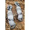 Striptease - Line Art - Spyderco PM2 - Engraved Titanium Knife Scales - Paramilitary 2 Flytanium Gear - Knife & Hardware Optional