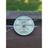 il_fullxfull.3305916961_lzfw.jpg Ironworker - Custom - Laser Engraved Brass Coin - Hand Polished Finish - Personalized