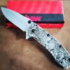 Kershaw Cryo II - Kraken VS Pirate Ship - Deep Fiber Laser Engraving - EDC Knife - New in Box