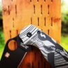 il_fullxfull.3845957108_hjsy.jpg Mandalorian Mythosaur - Beskar Ingot - Spyderco PM2 - Fiber Laser Deep Engraved - Titanium Knife Scales - EDC - Knife & Hardware Optional