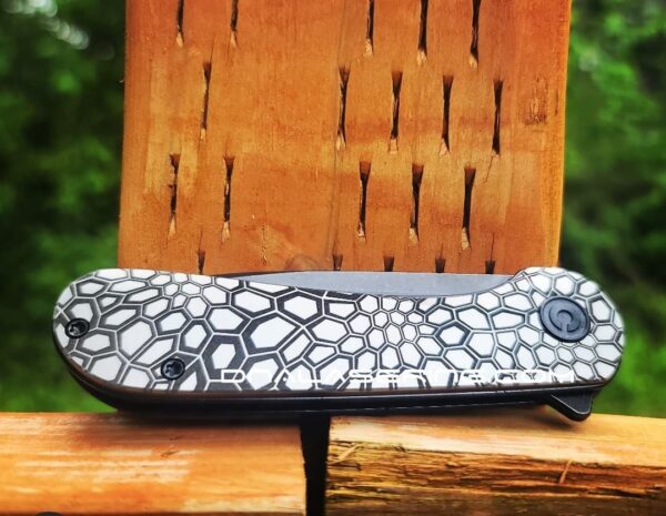 il_fullxfull.4001278307_5bcb.jpg Kryptek - Civivi Elementum - Deep Laser Engraved Titanium Knife Scales - EDC Gear - Knife Install Optional Flytanium Gear