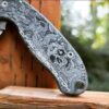 il_fullxfull.4201515689_4kt4.jpg The Undying - Spyderco PM3 TI - Deep Laser Engraved Titanium Knife Scales - Paramilitary 3 - Optional Hardware & Knife Install