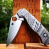 Beskar Ingot - Spyderco PM2 TI - Fiber Laser Deep Engraved - PM2 Titanium Knife Scales - Flytanium Gear - Knife & Hardware Optional