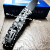 il_fullxfull.4534067174_sz22.jpg Paisley Bandana Pattern - Benchmade Bugout - Laser Engraved Scales - Black Cerakote - Aluminum - Scales/Handles Only *Optional Hardware*