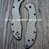 il_fullxfull.4756725490_4ro8.jpg Seigaiha Japanese Waves - Spyderco Delica TI - Deep Laser Engraved Titanium Scales - Flytanium - EDC Gear - Optional Knife Install
