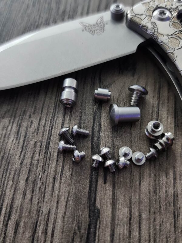 Benchmade Bugout & MINI Bugout - Replacement Screws Kit - Stainless Steel - Satin
