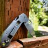il_fullxfull.4956510420_ow55.jpg PM3 SKINNY - Titanium Scales for Spyderco Paramilitary 3 - Stonewash - EDC Gear - Knife Install Optional