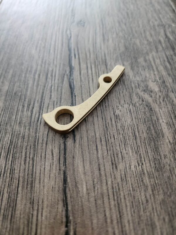 Spyderco PM2 - Brass Backspacer Flytanium