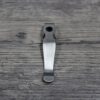 il_fullxfull.5480746777_b499.jpg LynchNW Spyderco Shaman - Skull & Crossbones - Laser Engraved Titanium - Deep Carry Pocket Knife Clip - Blacksmith, Satin or Sandwash Finish