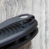il_fullxfull.5618644704_16f2.jpg Spyderco WIRE Clip - Topographic - Laser Engraved Titanium -Deep Carry Pocket Knife Clip - Blacksmith, Satin or Stonewash Finish Made In USA