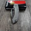 il_fullxfull.5762010267_244v.jpg Dragonfly - Titanium Scales Kit for Spyderco Dragonfly Knife - Stonewash - Flytanium Gear - Scales and backspacer ONLY!!! Knife NOT included