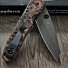 il_fullxfull.5860634258_tsjq.jpg 3D Skulls - Spyderco Smock - NEW Relief Engraving Style w/ Aging - Fiber Laser Engraved copper Scales - EDC Gear *Knife Install Optional*