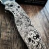 The Undying - Spyderco PM2 - Engraved PM2 Titanium Knife Scales - Paramilitary 2 - Flytanium Gear - Knife & Hardware Optional