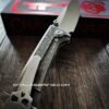 il_fullxfull.5905390376_pns5.jpg Chaves Knives Relief Engraved RCK9 With Samurai Devil Mask Theme !! Titanium - M390 steel - COMPLETE KNIFE!! With Extra clip - New in box